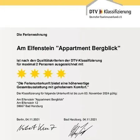 Apartament Am Elfenstein Bad Harzburg