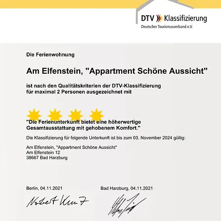 Апартаменты Am Elfenstein *